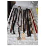 GROUP OF BELTS, SZ. S. X SMALL