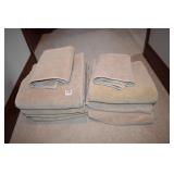 POTTERY BARN BEIGE BATH TOWELS