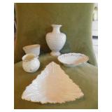 GROUP OF LENNOX - 5 PIECES TOTAL - VASE 8" H