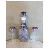 DECANTER REXXFORD GERMANY BAVARIA 9-1/2" H & 2