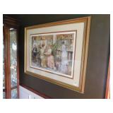 PICTURE "TELL ME" AP 44/45 - SIGNED LR 39" W X