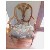 STAFFORD FURNITURE FEATHER BACK OCCASIONAL CHAIR