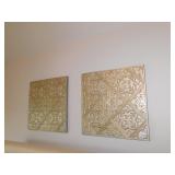 WALL PLAQUES MOLDED DECORATIVE 18" SQUARE
