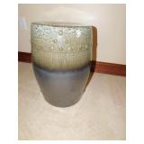 CERAMIC GARDEN SEAT 12" D X 20" H