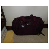 TUMI TOTE BURGUNDY NYLON