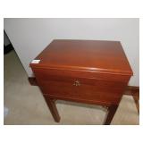 CHINESE CHIPPENDALE CHEST ON LEG 16 X 12 X 24" H