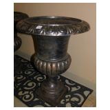 CAST IRON PLANTER 22" ROUND X 30" H