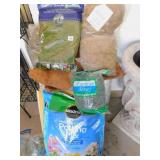 POTTING MIX AND MOSS