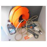 B/DECKER 5 AMP DRILL 1/2", EXT. CORD AND RUBBING