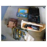 GARDEN TOOLS JUMPER CABLES, TOOL BELT