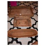 SERVING BASKETS, HINGE BASKET, PLACE MATS, NAPKIN