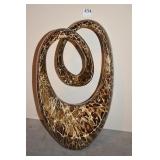 DECORATOR ACCENT 20" H BROWN