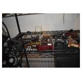 GROUP OF VARIOUS SZ. EASELS, WOOD/MEDAL 20+