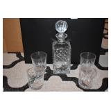 CCAC IMAGINE & ACHEIVE DECANTER AND GLASS SET