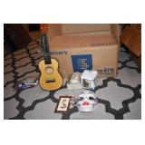 SM. GUITAR, GOEBEL, MASK, BASEBALL NEW IN BOX