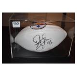 STEELER AUTOGRAPH FOOTBALL #43 - TROY POLOMOLU