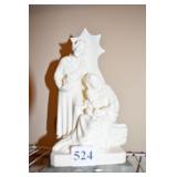 ITALY FIG NATIVITY W/ MARBLE BASE 9" H