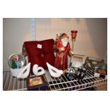 OLD WORLD ORNAMENTS CAMERA & SKATES, PILLOW,