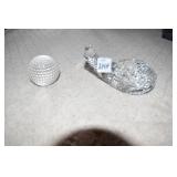 WATERFORD PUTTER AND - TIFFANY GOLF BALL