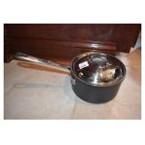 EMERILL ALL CLAD 2.5 QT. POT WITH LID