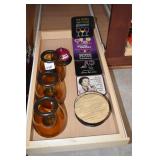 CANDLE HOLDERS, WINE COASTERS, BELL, ETC