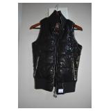 VEST, TWISTED HEART, AMERICAN DOWN BEADED