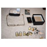 HARLEY DAVIDSON EYE GLASS CASE WITH FOLD OUT