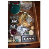 NAPKIN RINGS, CANDLES, NAPKINGS ETC