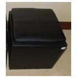 1 VINYL STORAGE CUBE WITH TRAY TOP 18 X 18 x18"