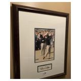 TOM WATSON FRAMED GOLFING PICTURE