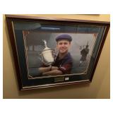 PAYNE STEWART HOLDING MAJOR CHAMPIONSHIP TROPHY