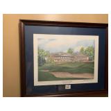 DIAMOND RUN GOLF CLUB SIGNED PRINT 38/100
