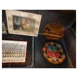 PICTURES INC. FLORAL SCENE, LAST SUPER, 2 WOODEN