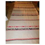 THROWS, FLORAL PATTERN,BLACK & WHITE HEART, NAVY