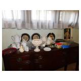 CHINA GARDEN PRESTIGE TEA SET, TIN BIRD PLATES,