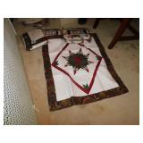 4 NEW HAND MADE QUILT PILLOW SHAMS