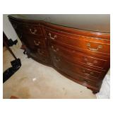 RWAY DRESSER WITH MIRROR, 8 DRAWER, 35" H X