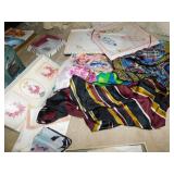 VINTAGE HANDKERCHIEFS NEW IN BOX SETS; SIUT CASE,