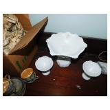 ORIENTAL STYLE TEA SET MISSING POT TOP, SMALL