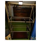 BOOK RACK (HEAVY), IRONING BOARD & ORIENTAL WASTE