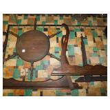 VINTAGE HARPS FOR DRESSER MIRRORS
