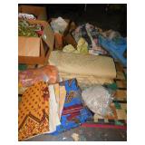 FABRIC LARGE PIECES INCLUDING VINTAGE FABRIC