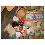 TIN CANS, CROCHET DOILIES, MAKE A TAPESTRY KIT