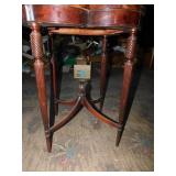 CLOVER SHAPED TABLE, RIM COMING APART