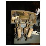 RADIO, POLAROID CAMERS, BRASS SCONCES, THERMOS,