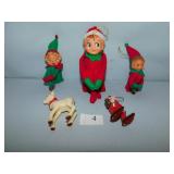 VINTAGE ELVES & REINDEER