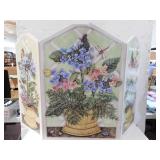 FIREPLACE DECORATION; 28" H, SLIGHT DAMAGE ON