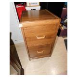 ROLLING CABINET ON WHEELS, 2 DRAWER, 29" H X