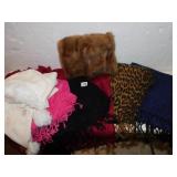 SCARVES, HAND MITT, FUR & SUEDE