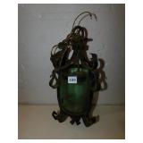 OUTDOOR HANGING LIGHT, NEEDS REWIRING.